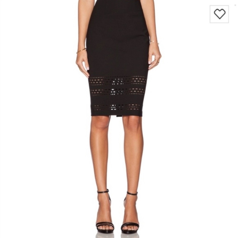 Elizabeth and James Carrigan Laser Cut Pencil Skirt